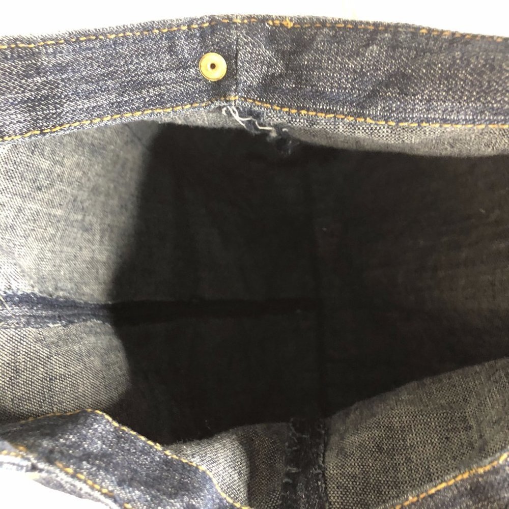 Womens Blue Denim Cotton Pockets Tote Bag - Picture 5 of 5